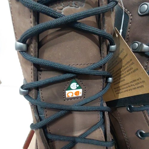 MEN'S RED WING WATERPROOF SAFETY TOE WORK BOOTS - 11.5 WIDE - BROWN (STYLE: 3030) image 4