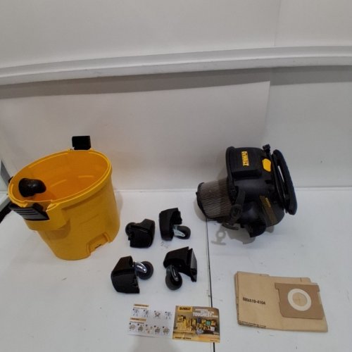 DEWALT POLY WET/DRY VAC SHOP VACUUMS WITH ATTACHMENTS - 1-7/8" HOSE - 4 PEAK HP - 5 GALLON - YELLOW (MODEL: DXV05P) image 3