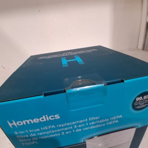 HOMEDICS 3-IN-1 TRUE HEPA REPLACEMENT FILTER ACTIVATED CARBON FILTER, DUST REMOVER FOR MODELS AP-T95, APT100 - WHITE - (MODEL: T100FL) image 3