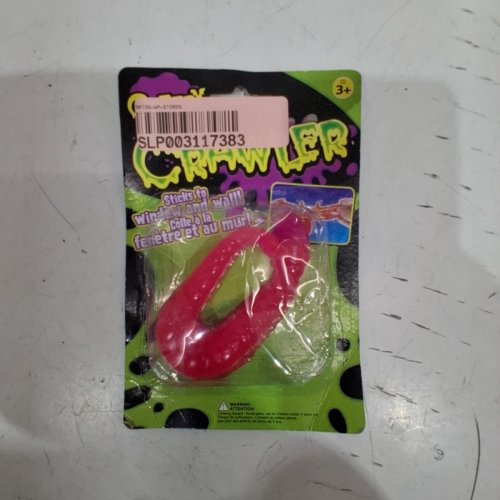 CREEPY CRAWLER STICKY TOY WITH WINDOW CLING DESIGN - PINK image 2