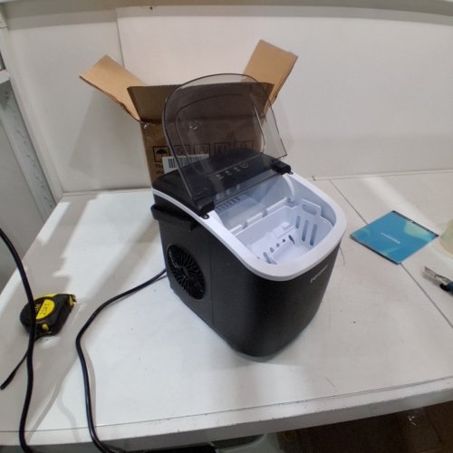 EUHOMY COUNTERTOP ICE MAKER - MAKES 26LBS/DAY - BLACK (MODEL: IM-06D) image 4