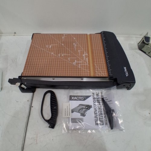 X-ACTO HEAVY-DUTY PAPER TRIMMER - 15" CUTTING LENGTH - BLACK/WOOD (MODEL: EPI26315) image 2