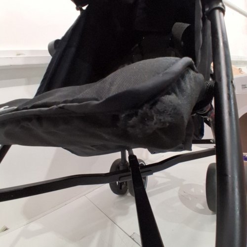 HARMONY ASPIRE DELUXE FOLD UMBRELLA SWIVEL WHEEL STROLLER - 50LBS MAX - BLACK (MODEL: 0701007BLK) image 6
