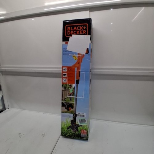 BLACK AND DECKER CORDLESS STRING TRIMMER/EDGER WITH BATTERY - 10" - 20 V MAX - BLACK/ORANGE (MODEL: LST201) image 5