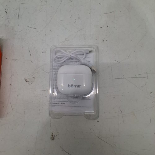 BORNE WIRELESS BLUETOOTH EARPHONES - UP TO 12 HRS PLAYTIME - WHITE (MODEL: BTWS250) image 4