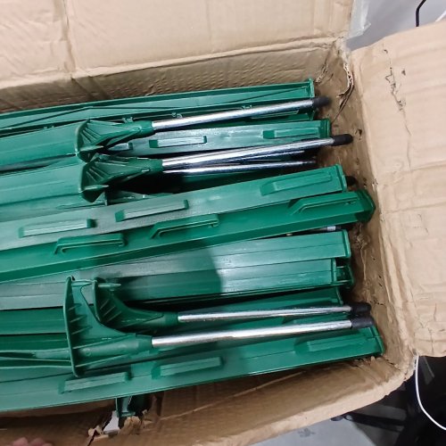 50PK STEP IN FENCE POSTS FOR WIRE FENCING OR ELECTRIC FENCE - 48" - GREEN image 4