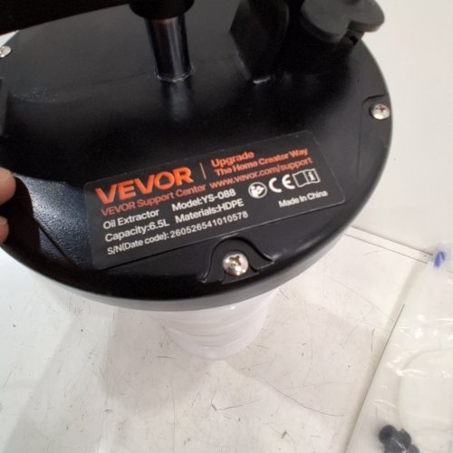 FLUID EXTRACTOR, PNEUMATIC/MANUAL OIL CHANGER VACUUM FLUID EXTRACTOR - 6.5L (MODEL: YS-088) image 4