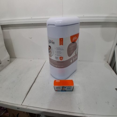 DIAPER GENIE ESSENCE PAIL DIAPER PAIL SYSTEM WITH EASY ROLL REFILL - 24" - WHITE (MODEL: I000908) image 2