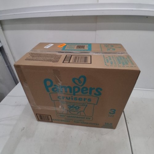 168PK PAMPERS CRUISERS DISPOSABLE BABY DIAPERS - SIZE 3 (16-28LBS) image 3