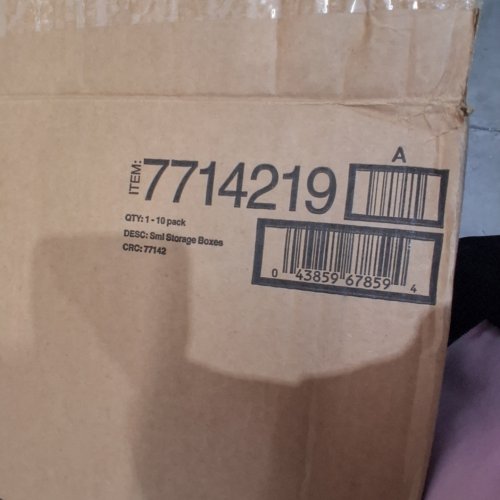 10PK BANKERS BOX SMALL STORAGE BOXES - BROWN (ITEM: 7714219) image 2