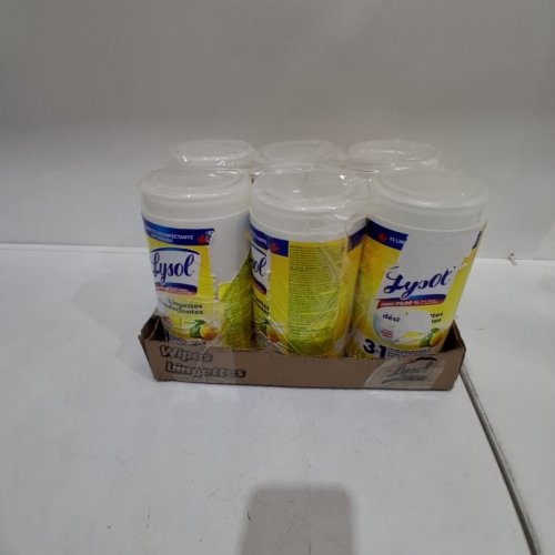 6PK (75 WIPES PER) LYSOL DISINFECTING WIPES - CITRUS image 2
