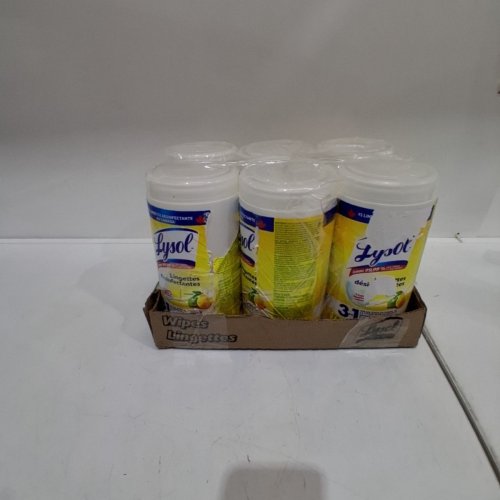 6PK (75 WIPES PER) LYSOL DISINFECTING WIPES - CITRUS image 4