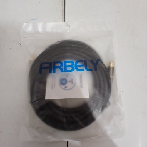 FIRBELY DIGITAL OPTICAL AUDIO TOSLINK CABLE MALE TO MALE CABLE - 15FT - BLACK image 3