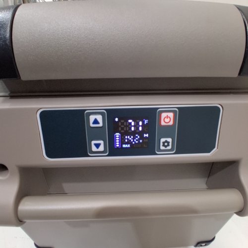 EUHOMY CAR ELECTRIC REFRIGERATOR COOLER WITH APP CONTROL - 32QT - 12V - GREY (MODEL: CF001-35GR-CAEH)) image 2