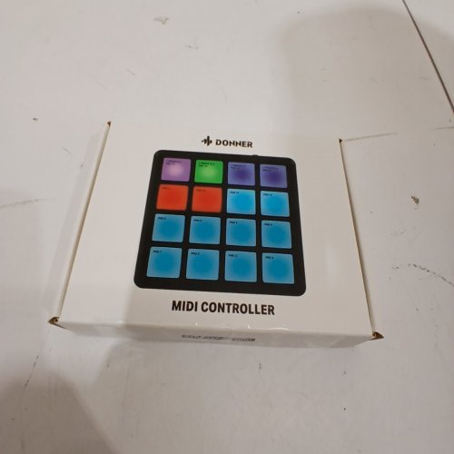 DONNER MIDI CONTROLLER PAD BEAT MAKER DRUM MACHINE - 16 PADS - BLACK (MODEL: STARRYPAD MINI) image 4