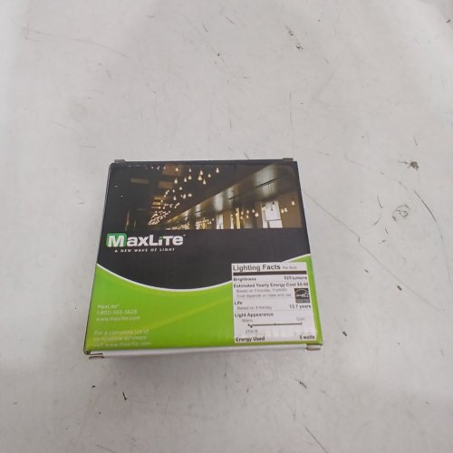 3PK MAXLITE LED REPLACEMENTFILAMENT LIGHT BULBS - 60W EQUIVALENT, 5W, 525 LM, 2700 K - SOFT WHITE image 3