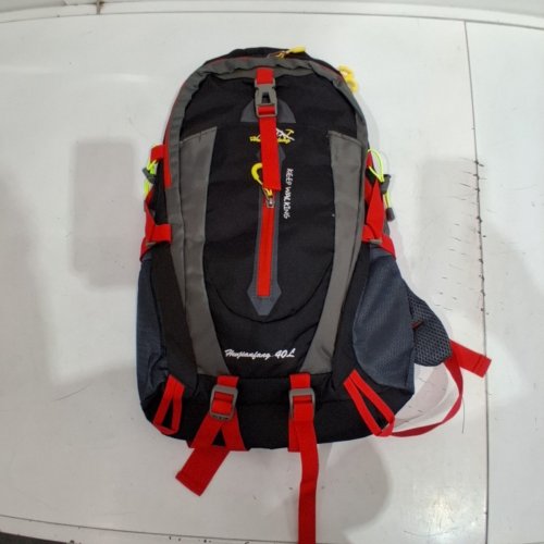 HWJIANFENG OUTDOOR HIKING BACKPACK - 40 L - BLACK / RED / GRAY image 2