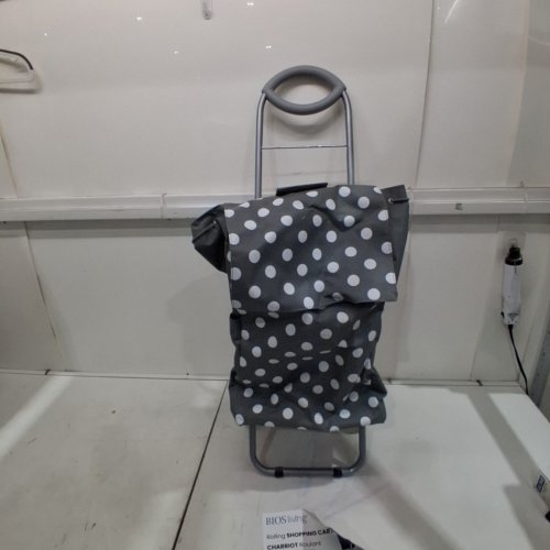 BIOS LIVING FOLDABLE WHEELED SHOPPING TROLLEY - 38" - GREY (MODEL: LF533) image 2