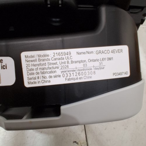 GRACO 4EVER 4-IN-1 CAR SEAT WITH RAPID REMOVE COVER IN LOFTON (MODEL:2165949) image 2