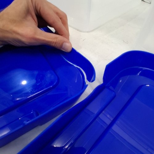 2PK BANKERS BOX HEAVY DUTY LONG PLASTIC LETTER/LEGAL FILE BOX - 29 LITRES - BLUE (MODEL: CRC00862) image 3