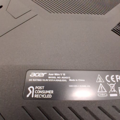 ACER NITRO V 16 GAMING LAPTOP | INTEL CORE 7 240H | NVIDIA GEFORCE RTX 5060 | 16GB DDR6 | 1TB SSD | WINDOWS 11 HOME | 16" 180HZ - BLACK - (MODEL:N24Q13) image 19