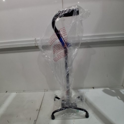 MEDLINE ALUMINUM QUAD CANE - 29" - 38" HEIGHT; 300 LBS CAPACITY; 8" X 12" BASE - BLACK (MODEL: MDS86228) image 5