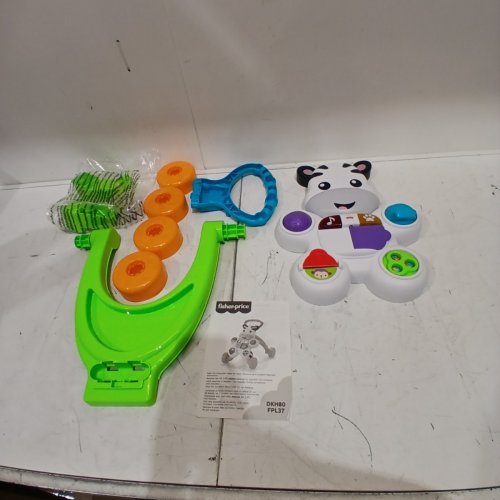**ENGLISH** FISHER-PRICE LEARN WITH ME ZEBRA WALKER INTERACTIVE TOY - (MODEL: FPL37-9463) image 3