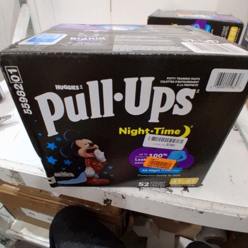 52PK BOYS HUGGIES NIGHT-TIME PULL UPS ALL NIGHT PROTECTION - 4T - 5T - MICKEY MOUSE image 2