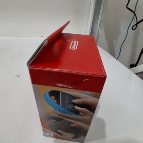 2PC NINTENDO JOY-CON WHEEL SET - FOR NINTENDO SWITCH 2 - ORANGE/BLUE image 3