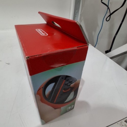 2PC NINTENDO JOY-CON WHEEL SET - FOR NINTENDO SWITCH 2 - ORANGE/BLUE image 4