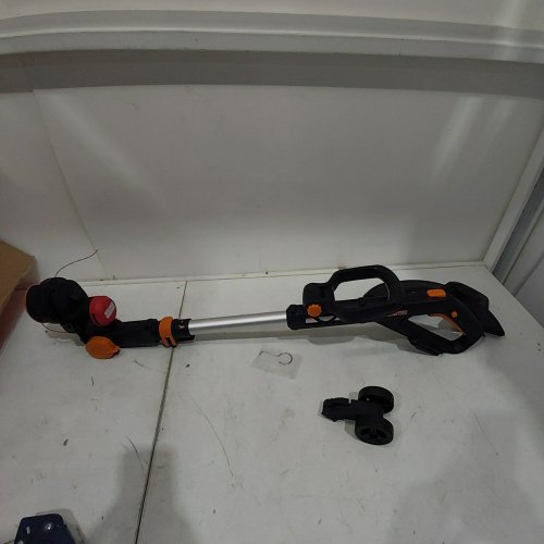 WORX NITRO "TOOL ONLY" 20V CORDLESS STRING TRIMMER WITH BRUSHLESS MOTOR, LIGHTWEIGHT WEED TRIMMER WITH PUSH BUTTON FEED - 13" CUT - BLACK/ORANGE (MODEL: WG173) image 2