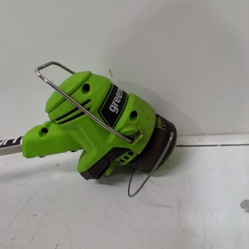 GREENWORKS CORDLESS STRING TRIMMER **TOOL ONLY** - 12" PATH 40V - GREEN/BLACK (MODEL: STF309/STF311) image 4