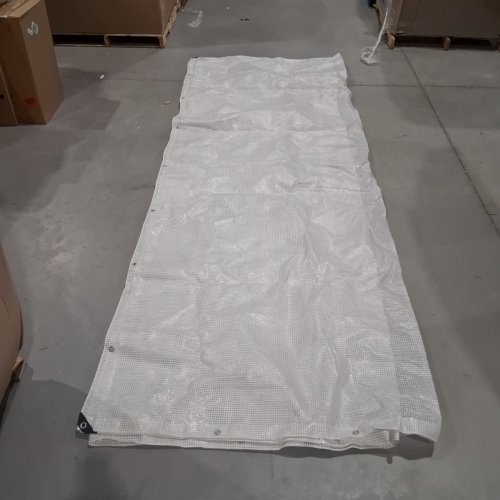 SUMORISE WATERPROOF MULTIPURPOSE PROTECTIVE TARPAULIN WITH REINFORCED EDGES - 9MIL - 12FT X 16FT - CLEAR WHITE MESH image 3