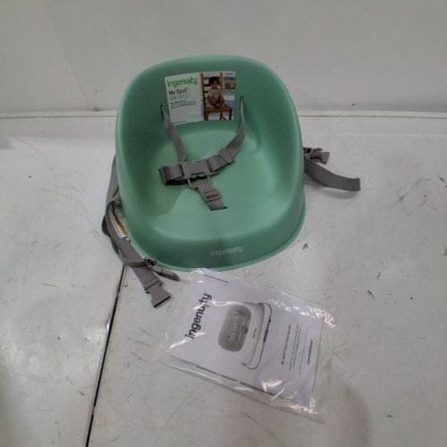 ITY BY INGENUITY MY SPOT EASY-CLEAN BABY BOOSTER FEEDING CHAIR WITH 3-POINT HARNESS - GREEN (MODEL: 16920-NU) image 2