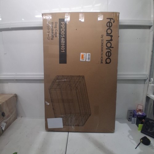 FEANDREA FOLDABLE DOG CRATE - 2XL (48" X 29"X31.4") - BLACK (MODEL: PPD014BH01) image 5