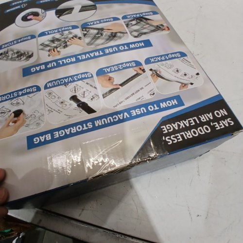 20PK COZY ESSENTIALS VACUUM STORAGE BAGS 4 JUMBO/4 LARGE/4 MEDIUM/4 SMALL/4 ROLL COMPRESSION STORAGE BAGS image 3