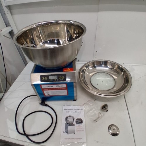 TECHTONGDA ELECTRIC DOUGH MIXER WITH TIMING AND HEATING FUNCTIONS - 16LBS CAPACITY - STAINLESS STEEL (MODEL: FBD-170218) image 4