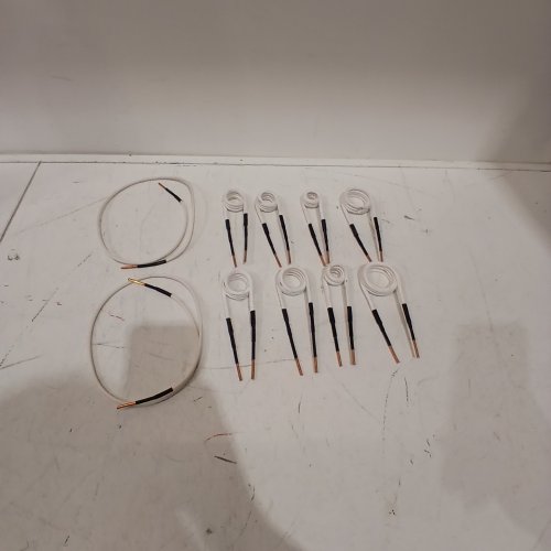 10PC INDUCTION HEATER COIL KIT - 2.5MM - WHITE/BLACK image 2