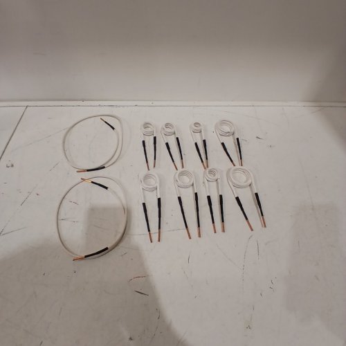 10PC INDUCTION HEATER COIL KIT - 2.5MM - WHITE/BLACK image 3