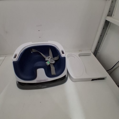 INGENUITY BABY BASE 2-IN-1 BOOSTER FEEDING AND FLOOR SEAT WITH SELF-STORING TRAY - 6M TO 3Y - NIGHT SKY (MODEL: 16727) image 3