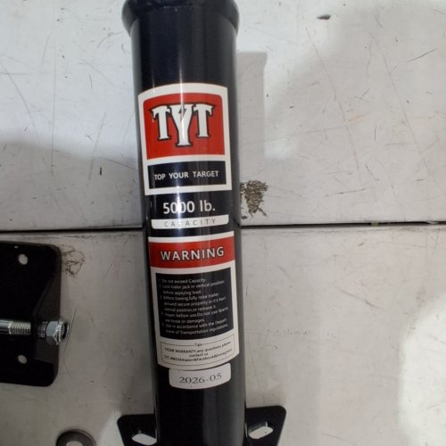 TYT A-FRAME TRAILER JACK FOR RVS AND UTILITY TRAILERS - 5000LBS - 15" - BLACK image 4