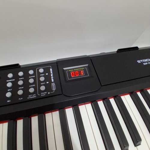 STRICH DIGITAL PIANO WITH 88 KEYS - HAMMER ACTION WEIGHTED KEYBOARD - FULL SIZED ELECTRIC PIANO WITH USB/MIDI/WIRELESS CONNECT - BLACK (MODEL: SDP-120) image 2