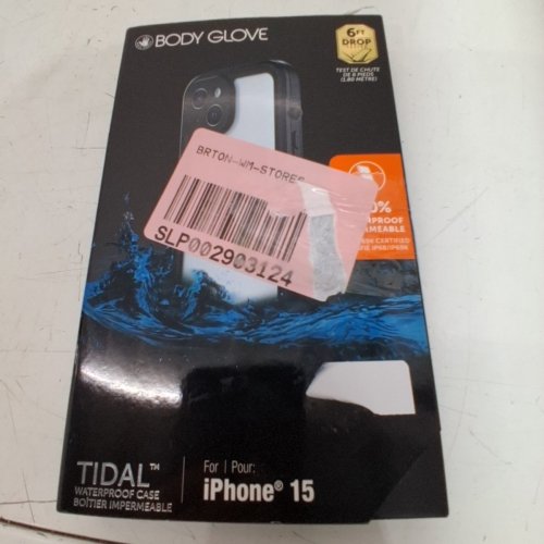 BODY GLOVE TIDAL WATERPROOF WITH MAGSAFE CASE FOR IPHONE 15 - CLEAR/BLACK image 3