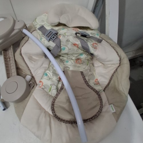 INGENUITY SOOTHE 'N DELIGHT PORTABLE SWING - COZY KINGDOM (MODEL: 60194-GES) image 4