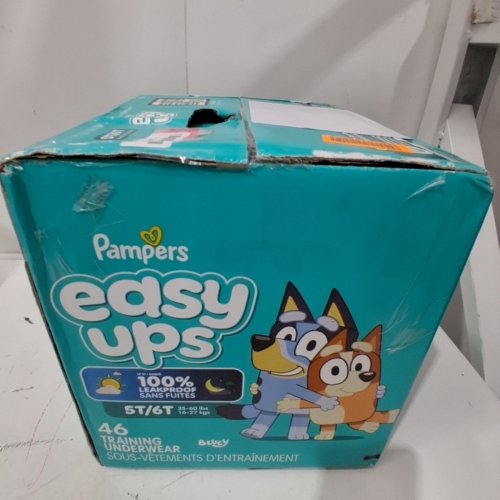 46PK TODDLERS PAMPERS EASY UPS POTTY TRAINING UNDERWEAR - 5T/6T - BLUEY image 2