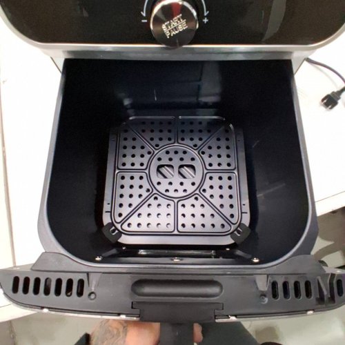 WHALL SMART AIR FRYER OVEN 17-IN-1 WITH DIGITAL TOUCHSCREEN-6QT-STAINLESS STEEL/BLACK-(MODEL:DSF602D-W) image 4