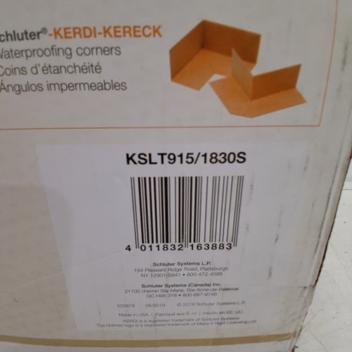 SCHLUTER KERDI LINEAR DRAIN DRAIN SHOWER TRAY - 36" X 72" (MODEL: KSLT915) image 4