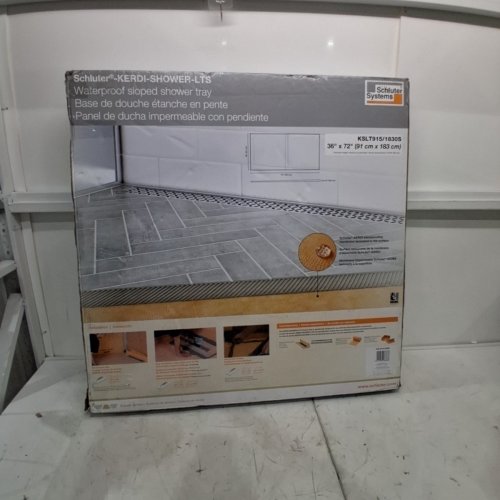 SCHLUTER KERDI LINEAR DRAIN DRAIN SHOWER TRAY - 36" X 72" (MODEL: KSLT915) image 5