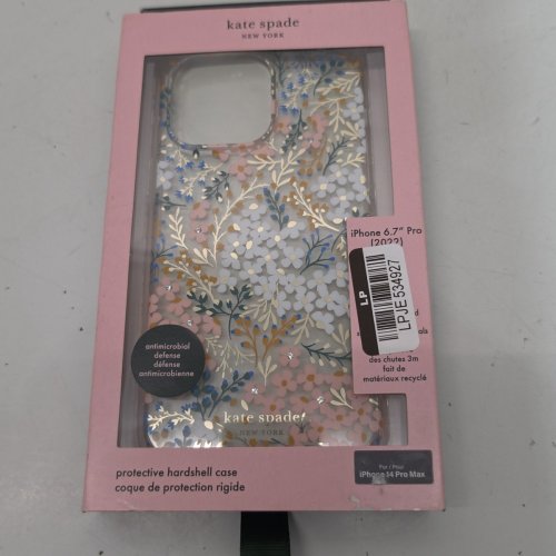 KATE SPADE PROTECTIVE CASE WITH MAGSAFE FOR IPHONE 14 PRO MAX - ROSE & GREEN FLORAL WITH GEMS image 4