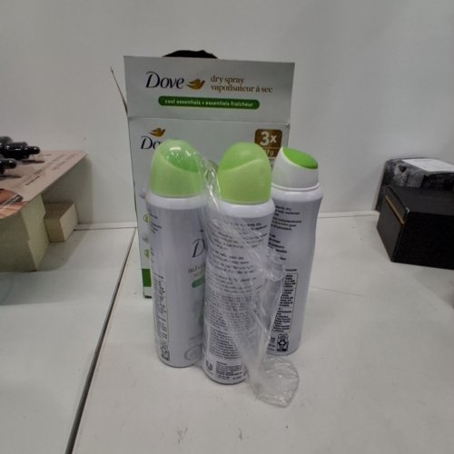 3PK DOVE ADVANCED CARE SPRAY DEODORANT - 107G EACH - COOL ESSENTIALS image 2